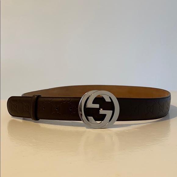Gucci Signature Leather Belt 